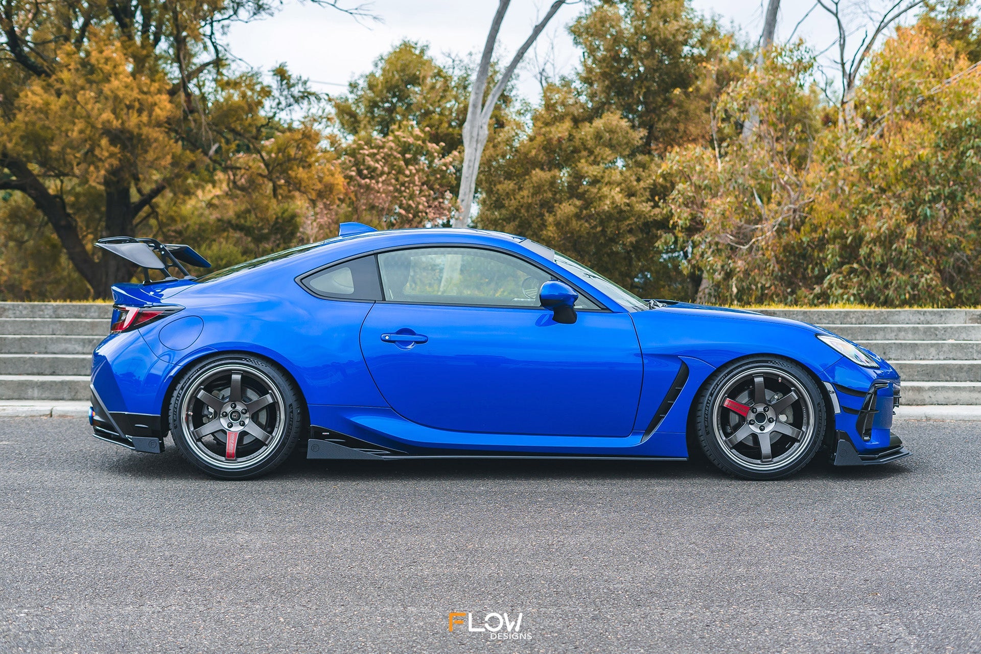 Flow Designs ZD8 BRZ STI Side Skirt Splitter Winglets (Pair) - iilumolab