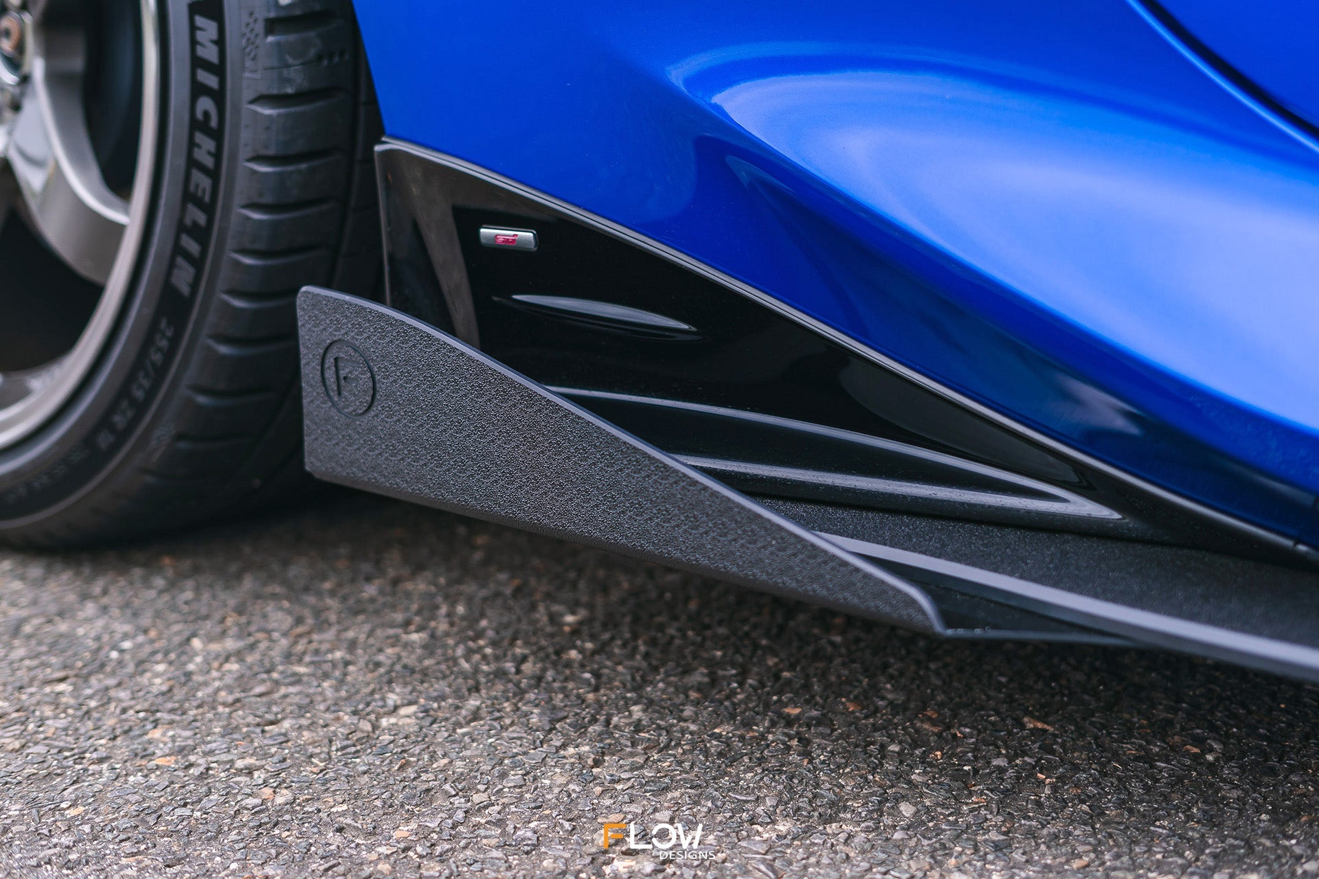 Flow Designs ZD8 BRZ STI Side Skirt Splitter Winglets (Pair) - iilumolab