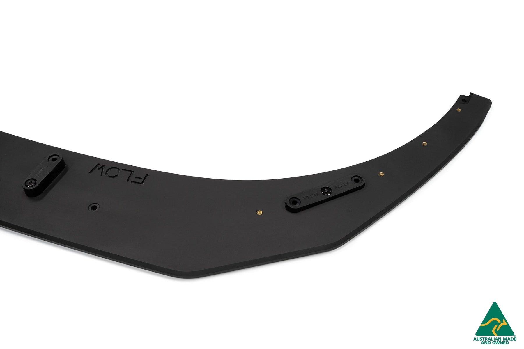 Flow Designs DISCONTINUED SANDED MATTE FINISH - Cerato GT PFL Front Lip Splitter & Reinforcement Brackets - iilumolab