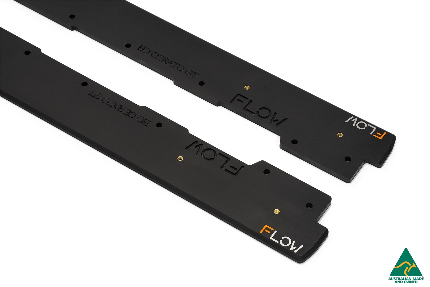 Flow Designs DISCONTINUED SANDED MATTE FINISH - Cerato GT PFL/FL Side Skirt Splitters (Pair) - iilumolab