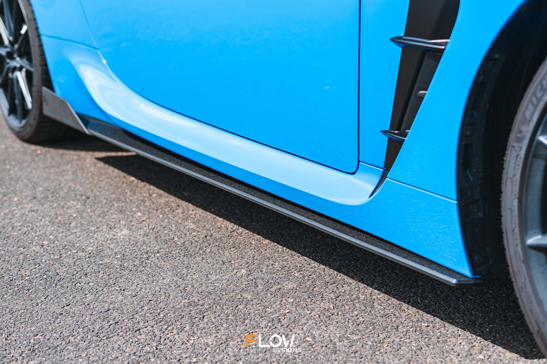 Flow Designs ZN8 GR86 Side Skirt Splitters (TEXTURED: Pair) - iilumolab