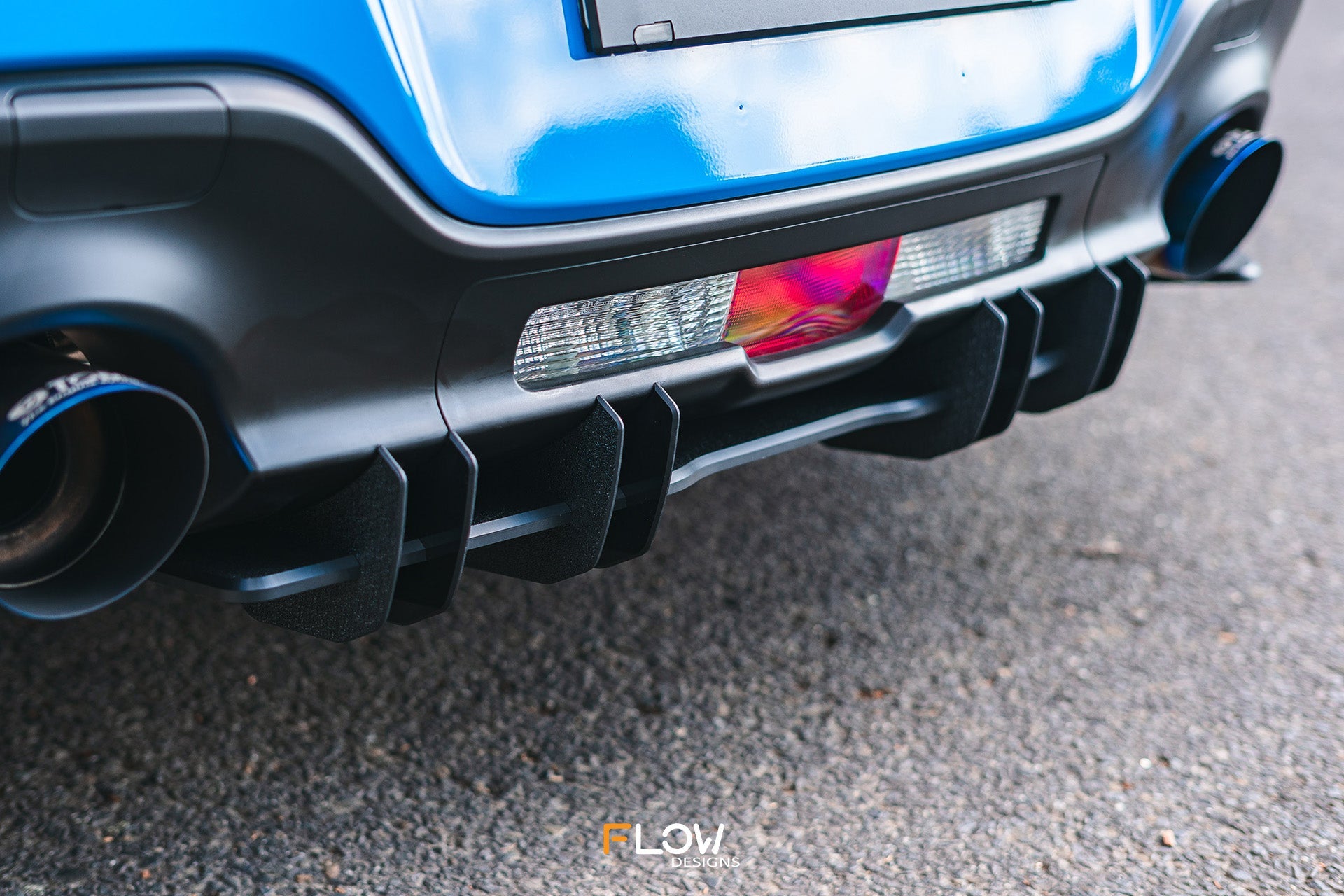 Flow Designs ZN8 GR86 Flow-Lock Rear Diffuser (TEXTURED)