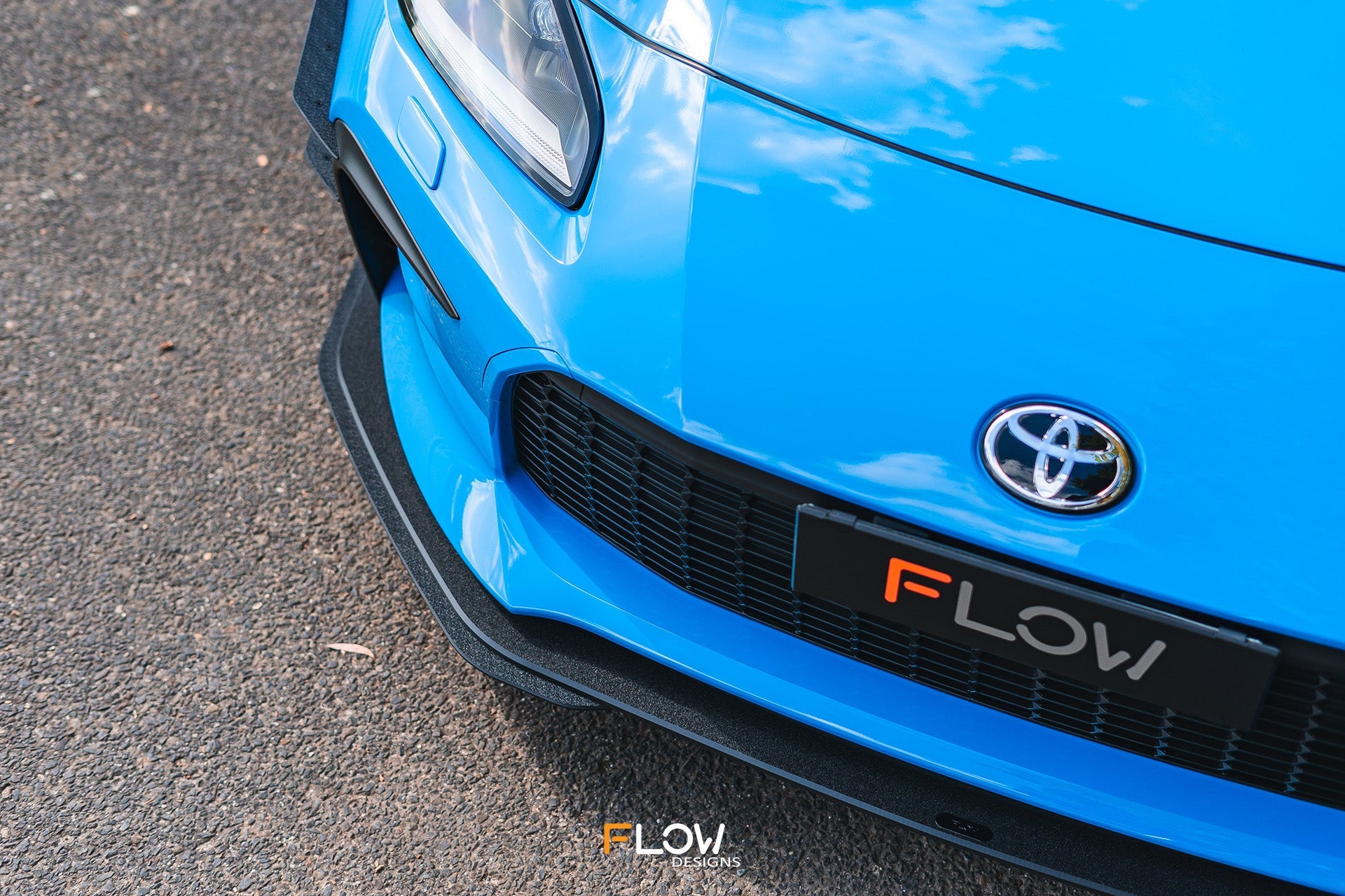 Flow Designs ZN8 GR86 Front Lip Splitter (TEXTURED) - iilumolab