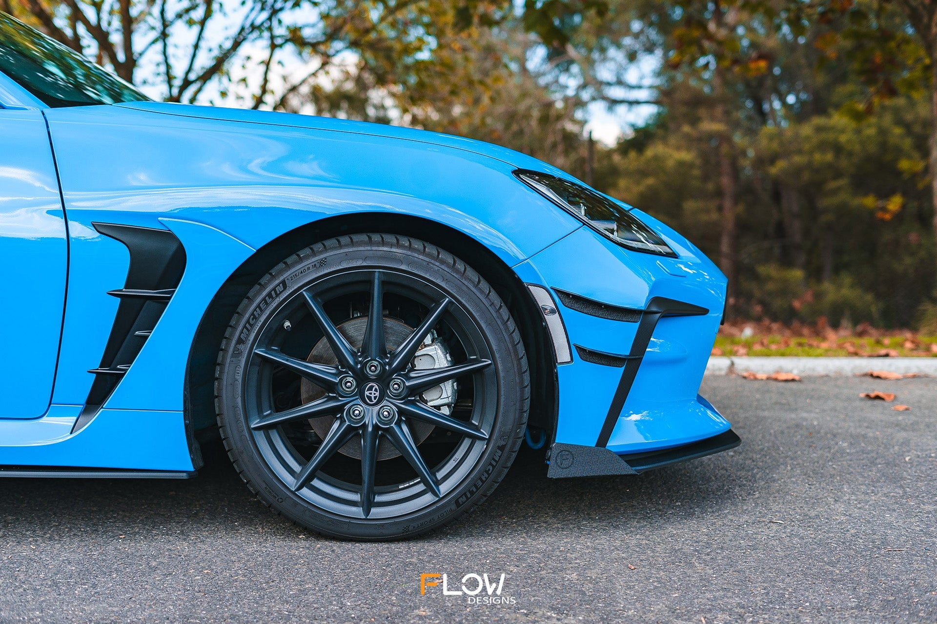 Flow Designs ZN8 GR86 Front Lip Splitter (TEXTURED) - iilumolab
