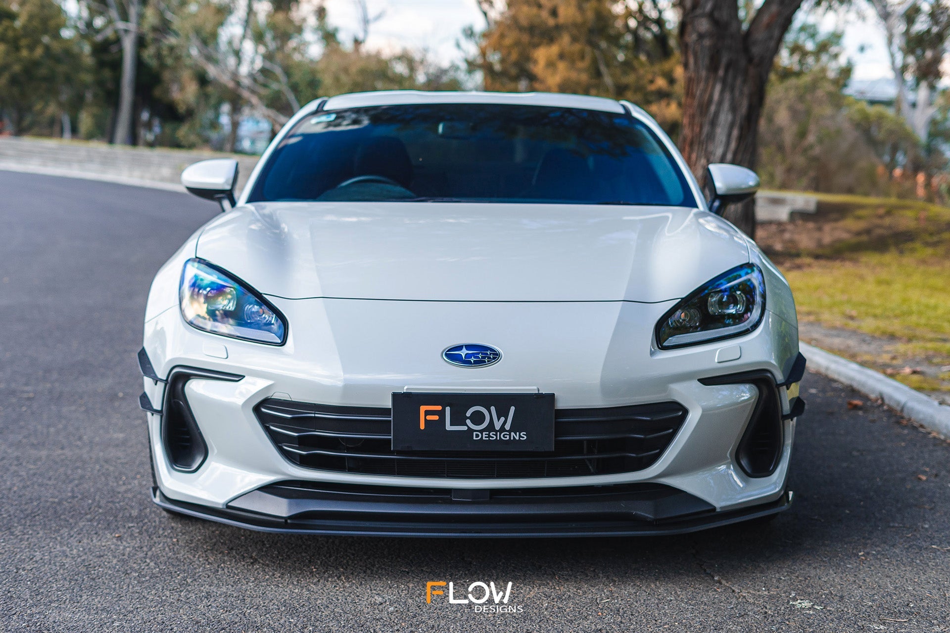 Flow Designs ZD8 BRZ Front Bumper Canards - iilumolab