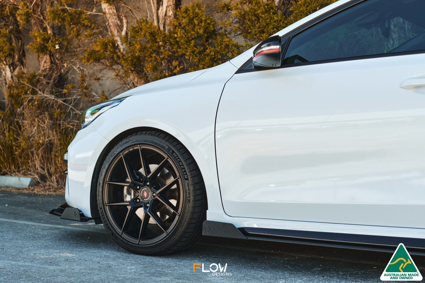 Flow Designs Cerato GT PFL Side Skirt Splitter Winglets (Pair) - iilumolab