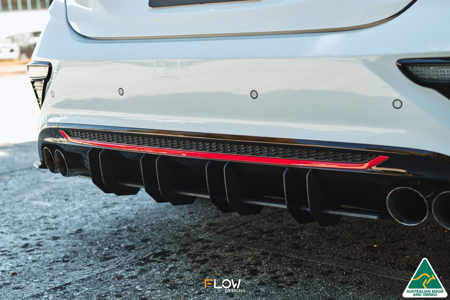 Flow Designs Cerato GT Sedan PFL Flow-Lock Rear Diffuser - iilumolab