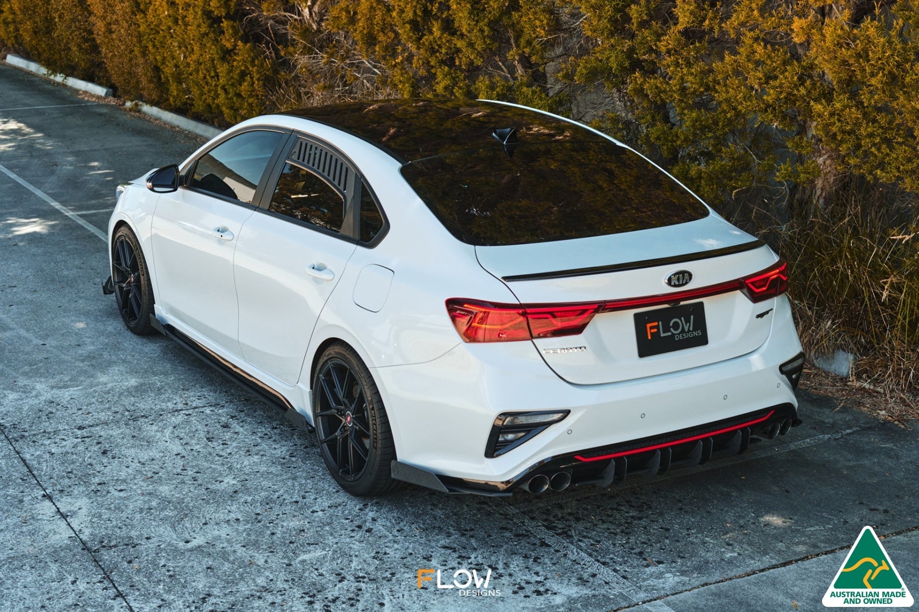 Flow Designs Cerato GT Sedan PFL Rear Spats (Pair) - iilumolab
