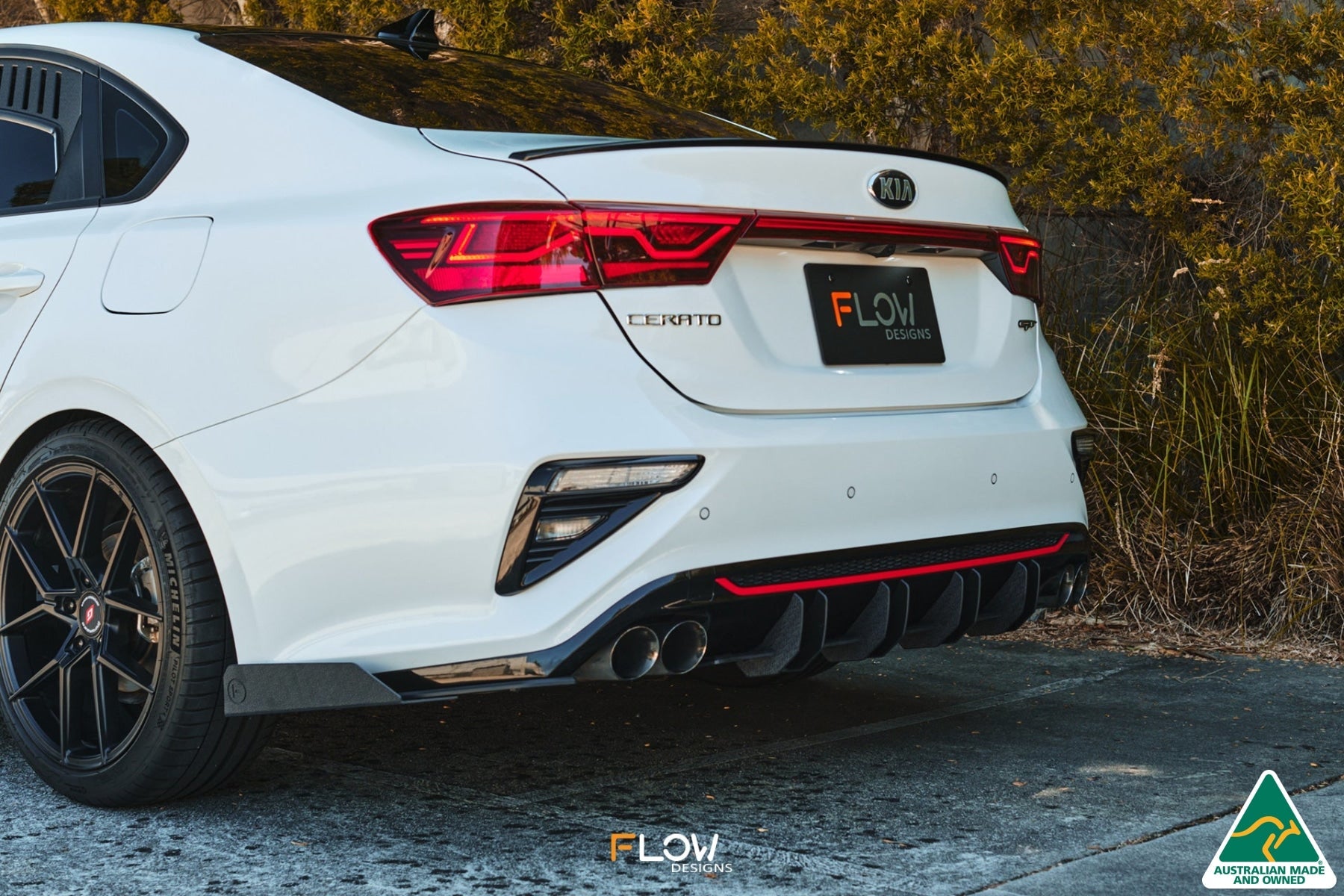 Flow Designs Cerato GT Sedan PFL Flow-Lock Rear Diffuser - iilumolab