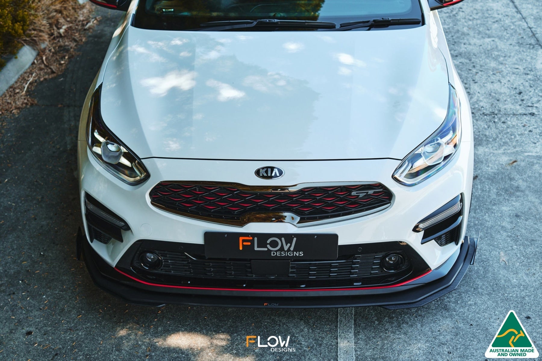Flow Designs Cerato GT PFL Front Lip Splitter Extensions (Pair) - iilumolab