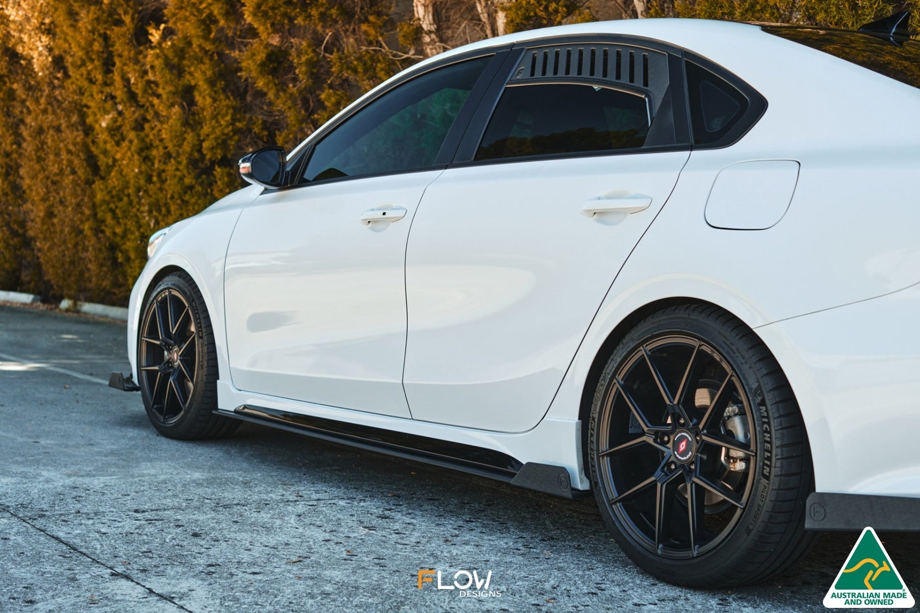 Flow Designs Cerato GT PFL Side Skirt Splitter Winglets (Pair) - iilumolab