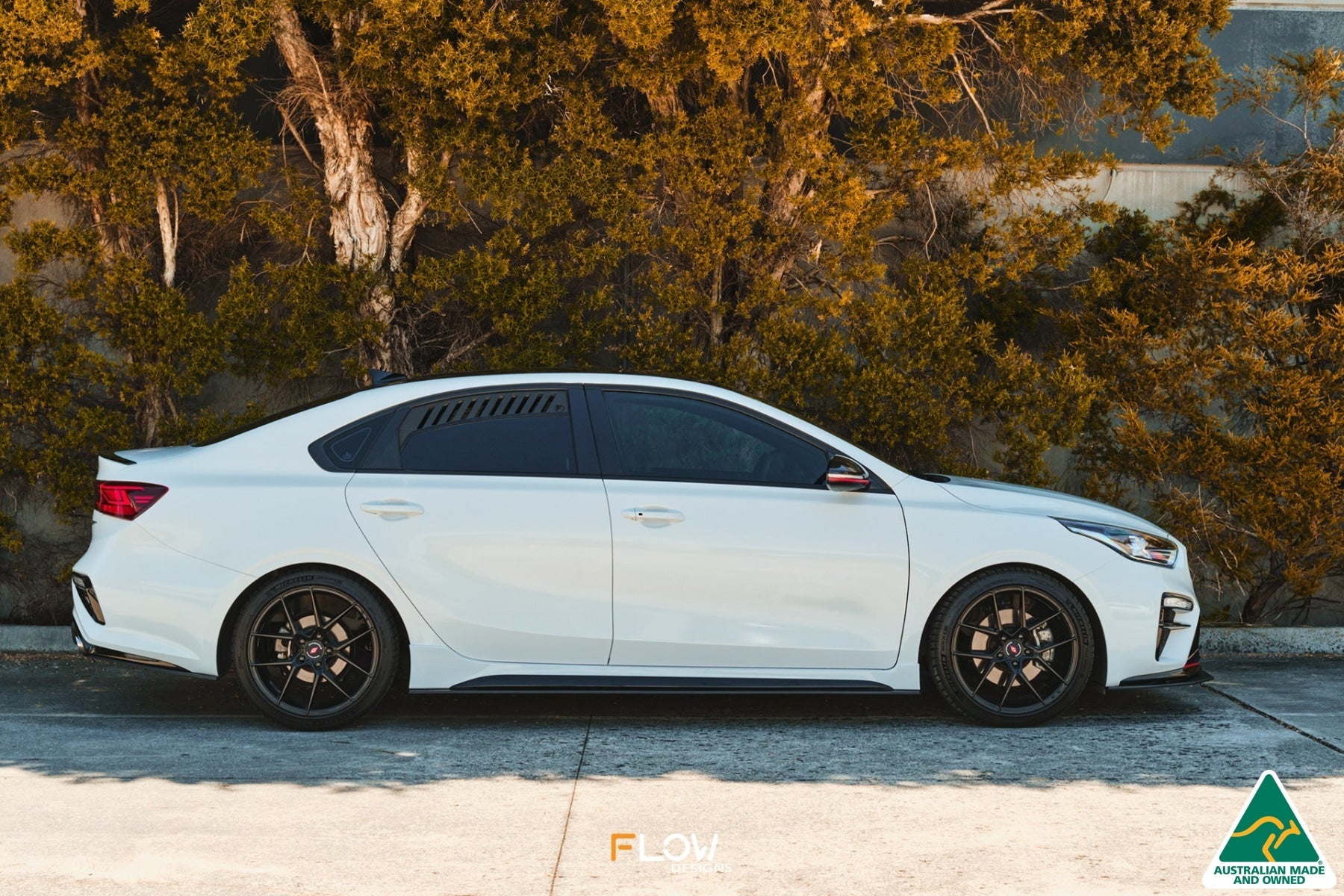 Flow Designs Cerato GT Sedan PFL Rear Window Vents (Pair) - iilumolab