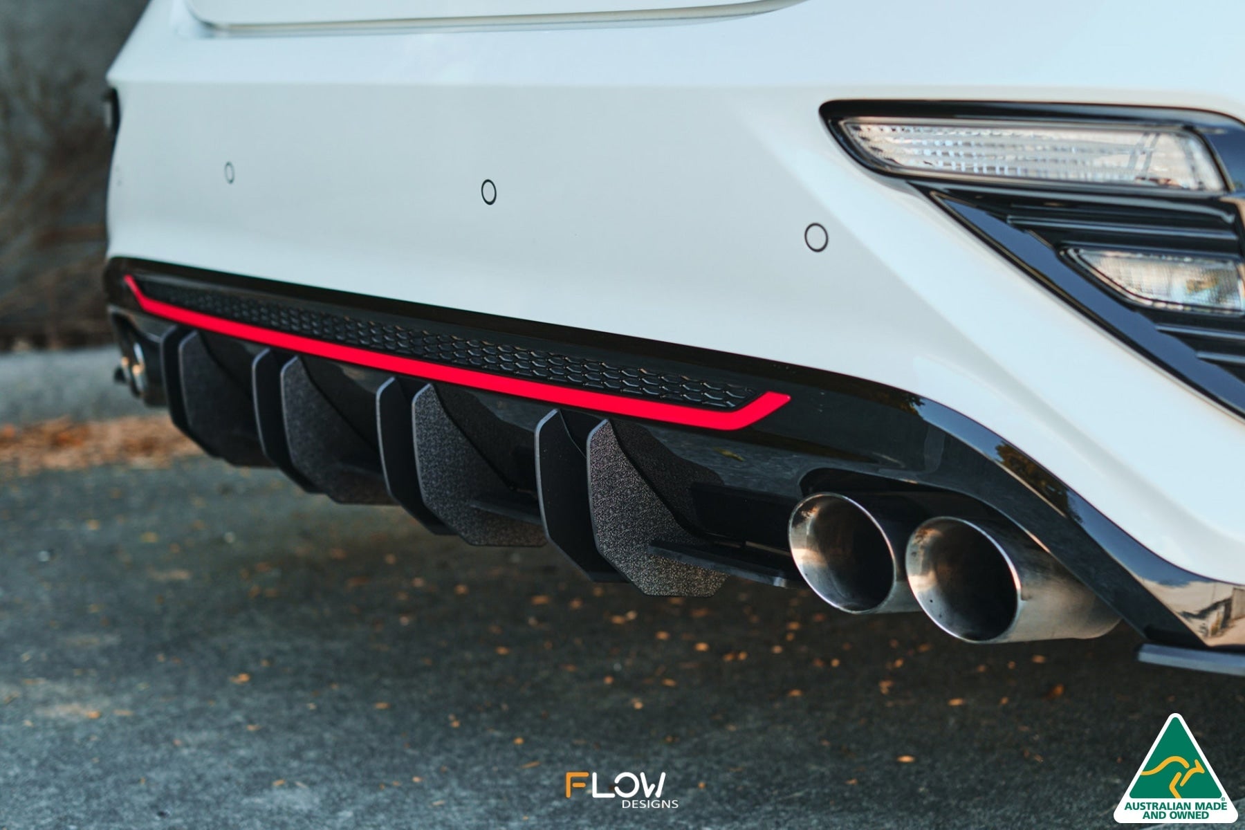 Flow Designs Cerato GT Sedan PFL Flow-Lock Rear Diffuser - iilumolab