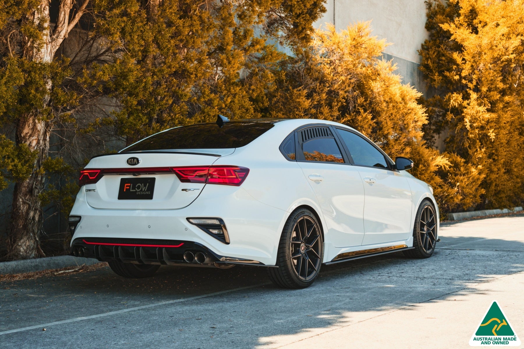 Flow Designs Cerato GT PFL Side Skirt Splitters (Pair) - iilumolab