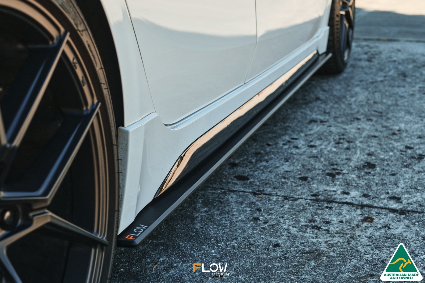 Flow Designs Cerato GT PFL Side Skirt Splitters (Pair) - iilumolab