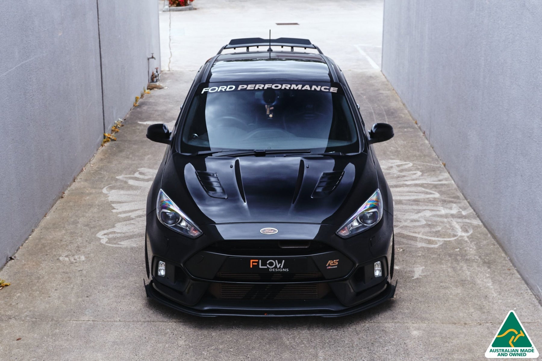 Flow Designs MK3 Focus RS Rear Spoiler Extension - iilumolab