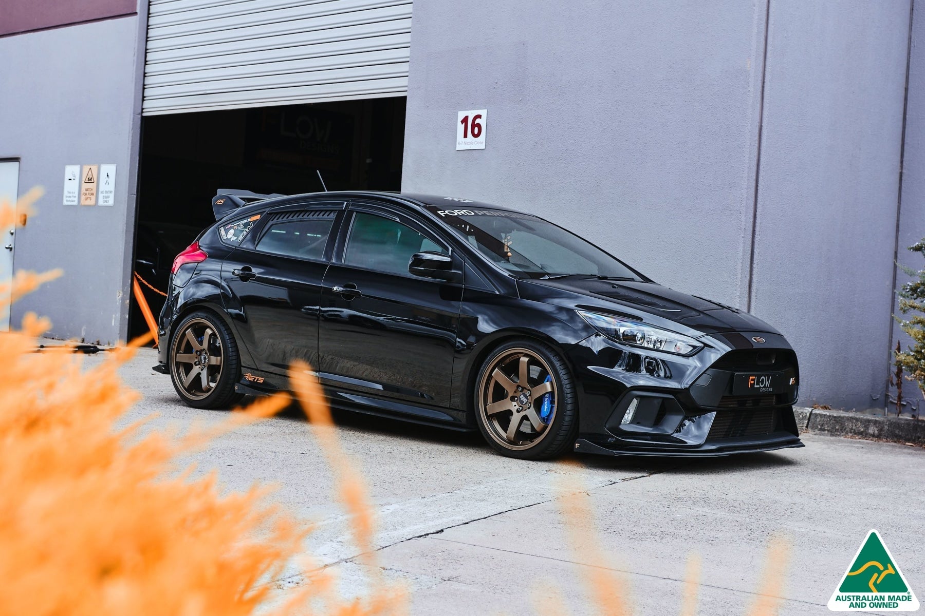 Flow Designs MK3 Focus RS Rear Spoiler Extension - iilumolab