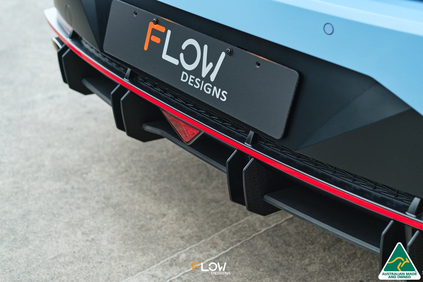 Flow Designs CN7 Elantra N Sedan 2021 Flow-Lock Rear Diffuser - iilumolab