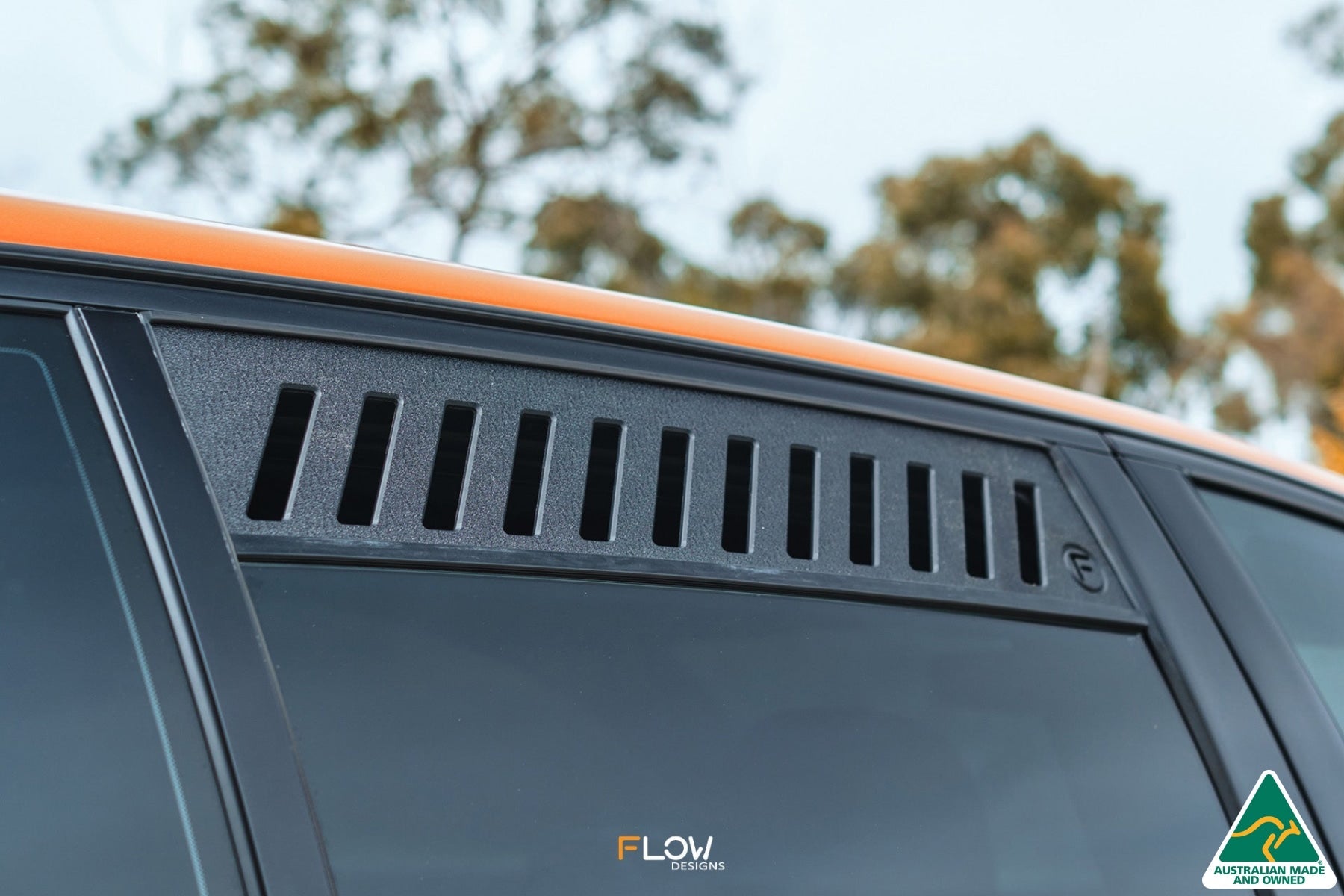 Flow Designs VF Commodore Wagon Rear Window Vents (Pair)