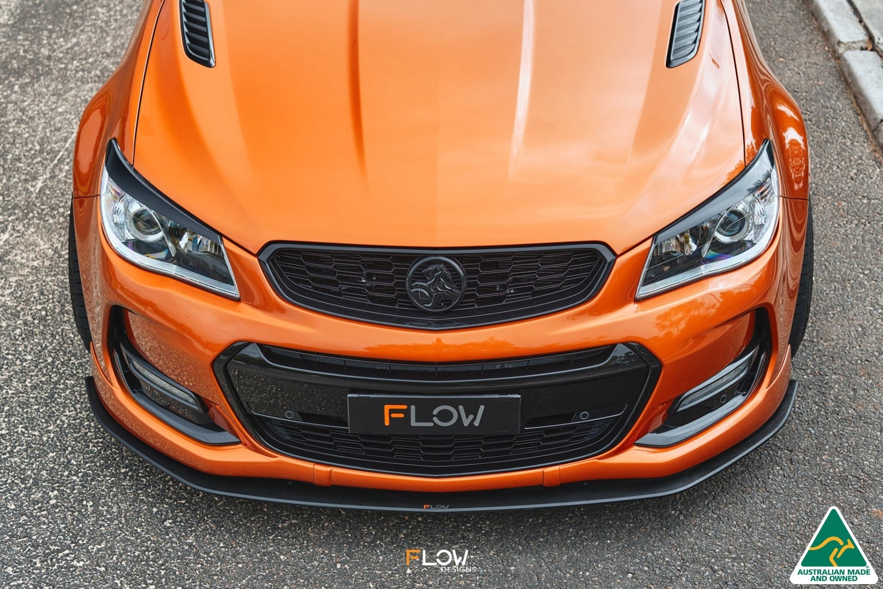 Flow Designs VF Commodore S2 Wagon Front Lip Splitter - iilumolab