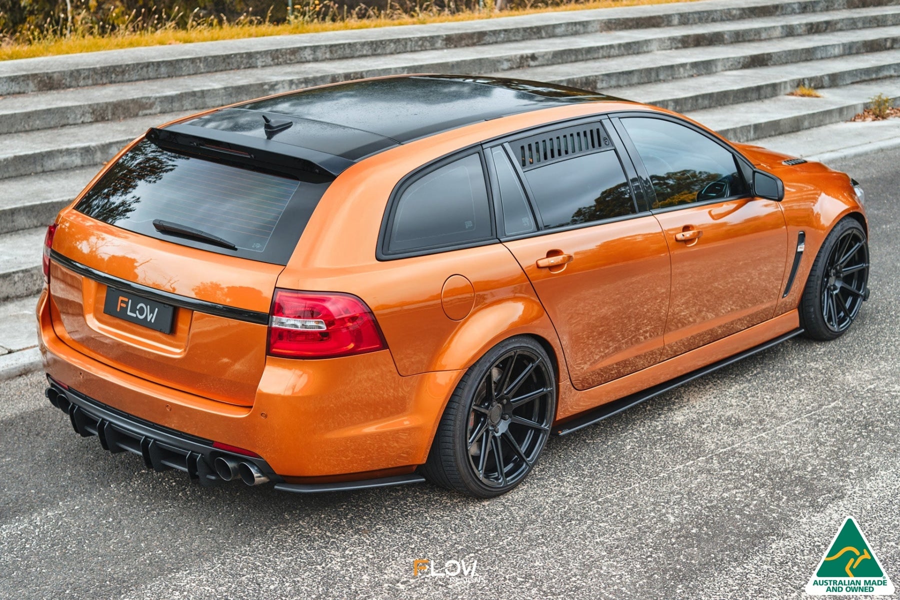 VF Commodore S2 Wagon Side Skirt Splitters (Pair) - iilumolab