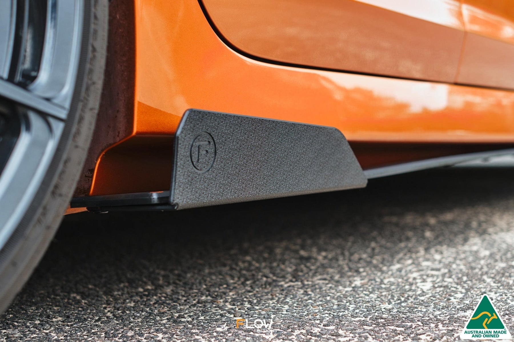 Flow Designs VF Commodore S2 Wagon Side Skirt Splitter Winglets (Pair)