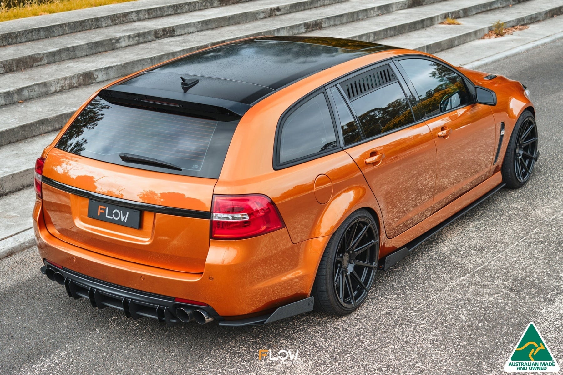 Flow Designs VF Commodore S2 Wagon Rear Spat Winglets (Pair) - iilumolab
