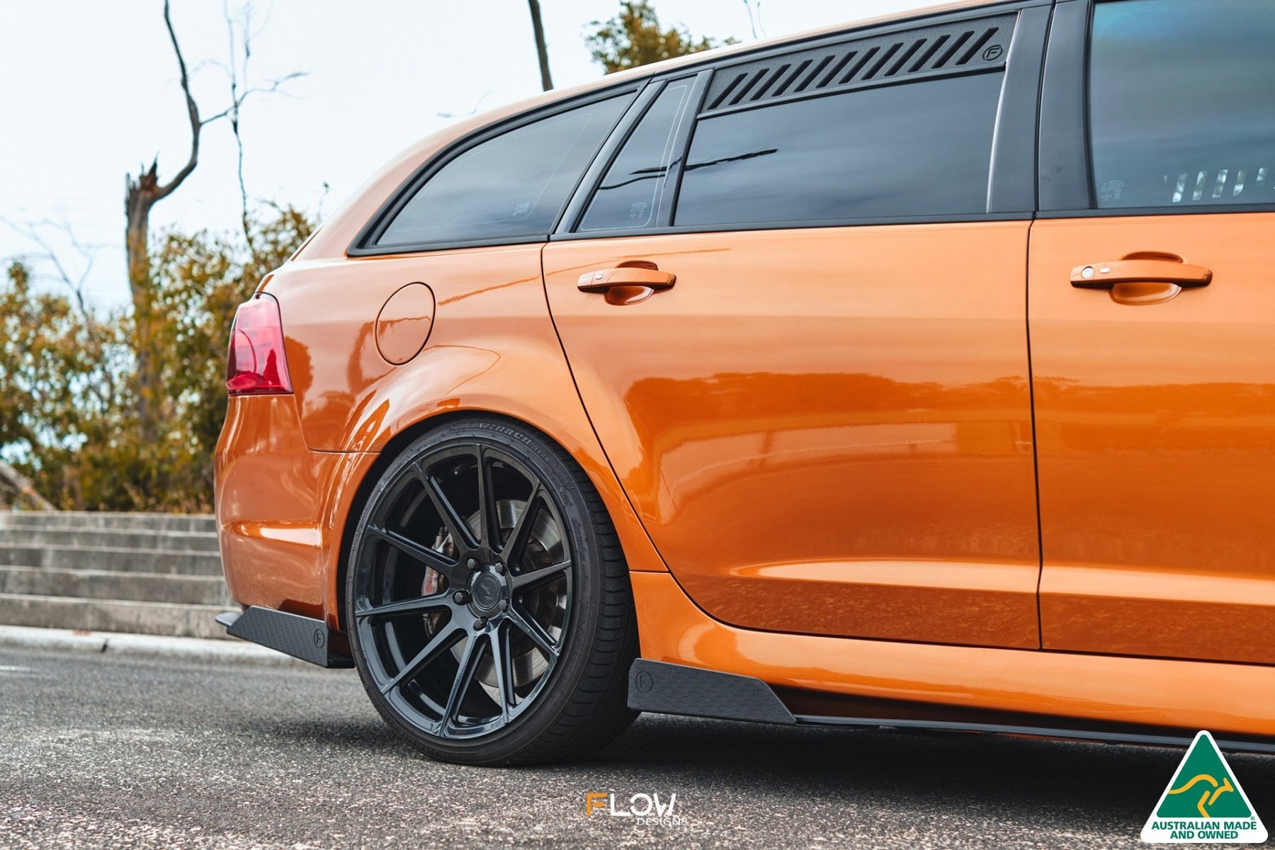 Flow Designs VF Commodore S2 Wagon Rear Spats (Pair)