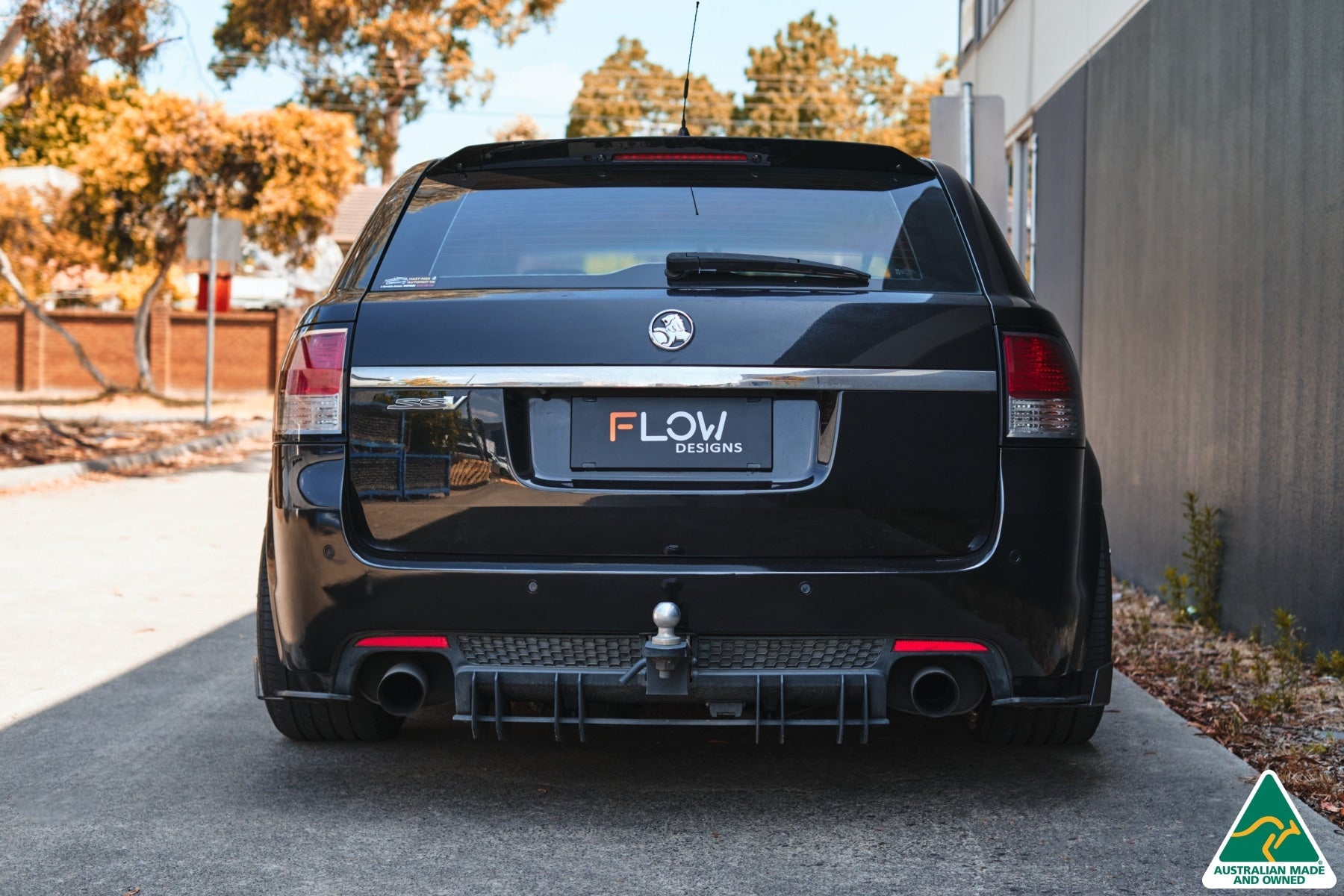 Flow Designs VE Commodore Wagon Rear Spoiler Extension