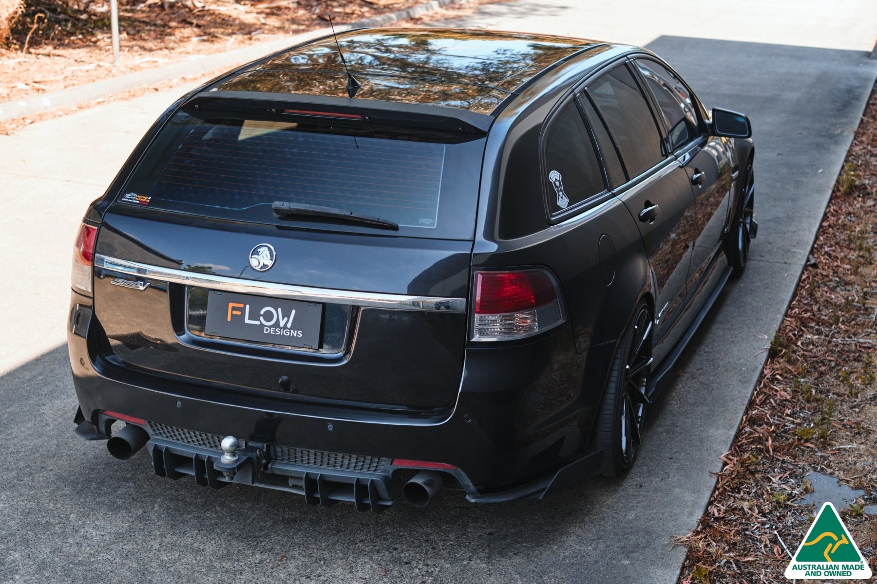 Flow Designs VE Commodore Wagon Rear Spoiler Extension