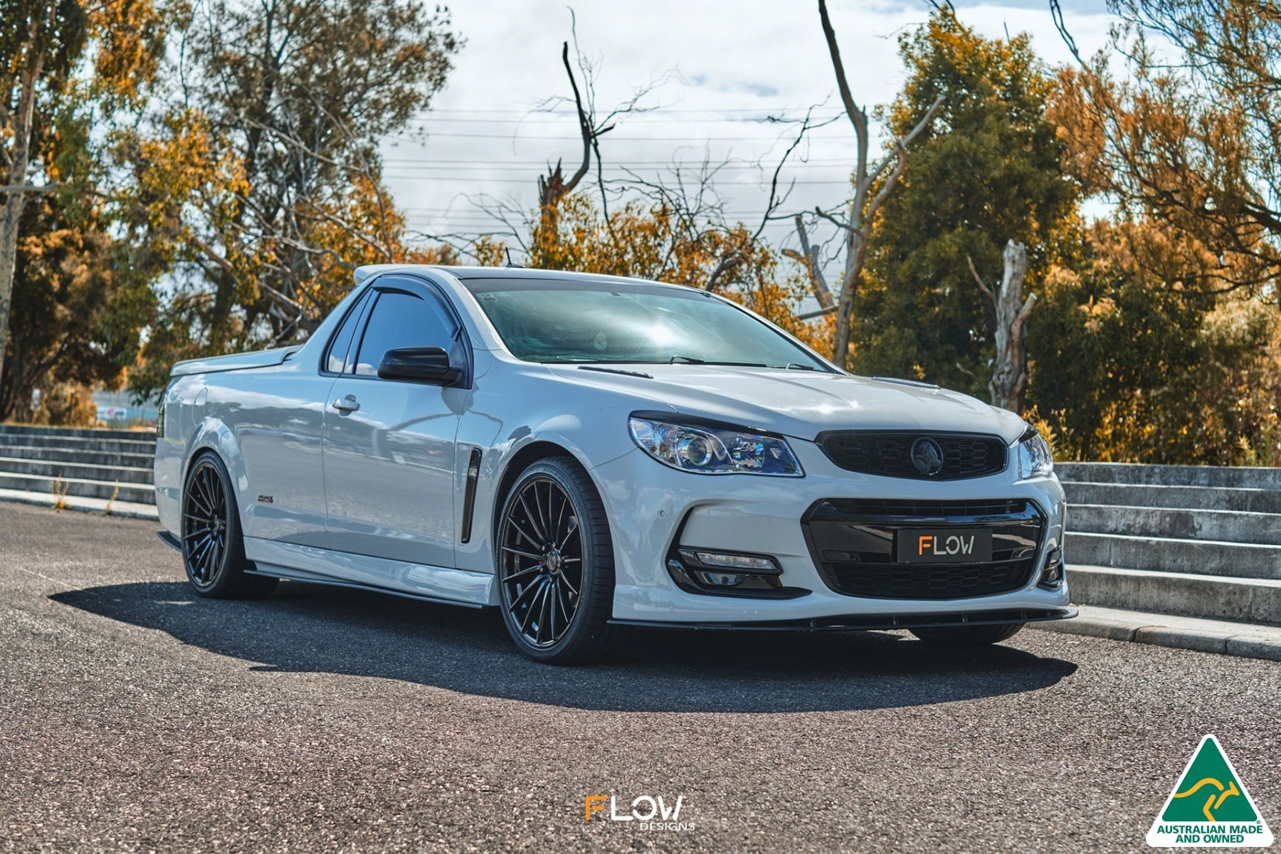 Flow Designs VF Commodore S2 Ute Front Lip Splitter - iilumolab
