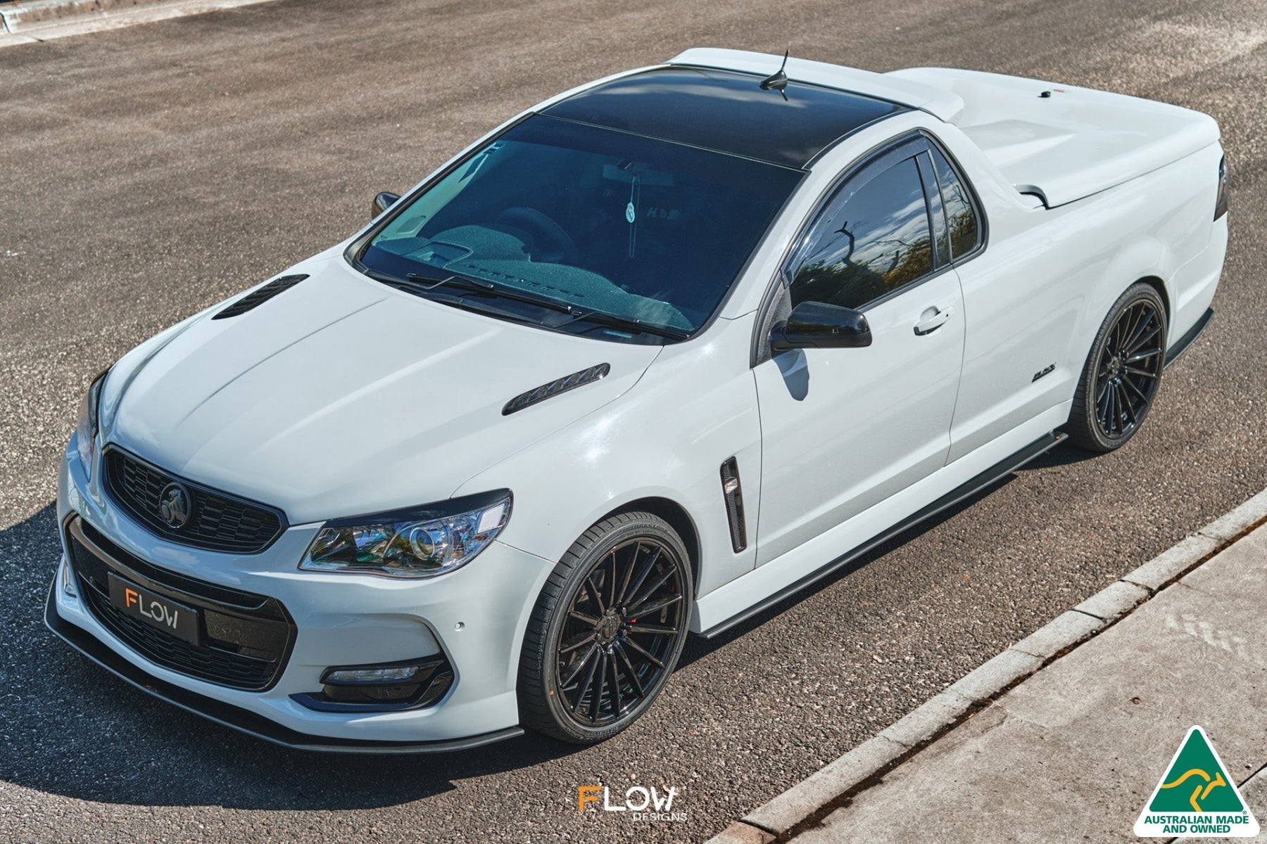 Flow Designs VF Commodore S2 Ute Side Skirt Splitters (Pair) - iilumolab