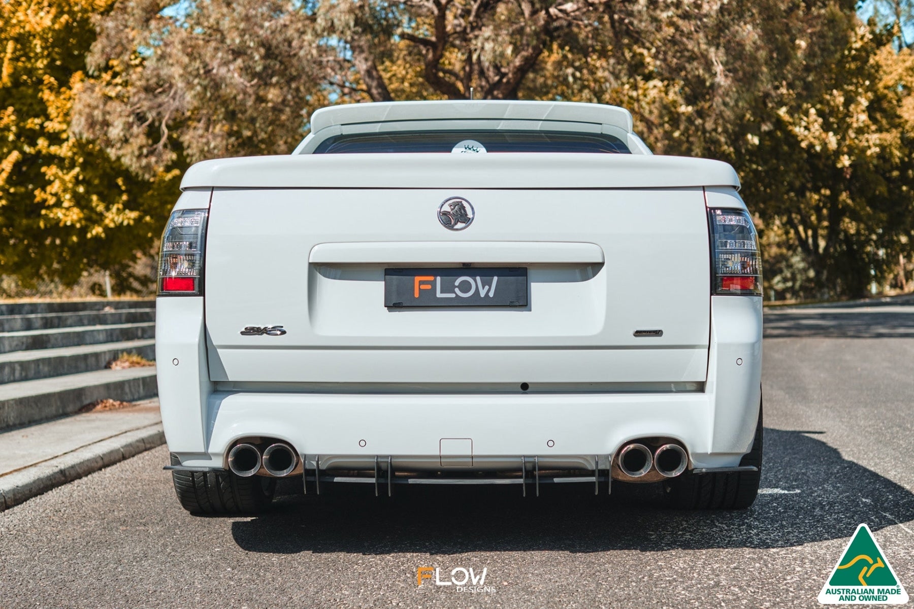 Flow Designs VF Commodore S2 Ute Flow-Lock Rear Diffuser - iilumolab