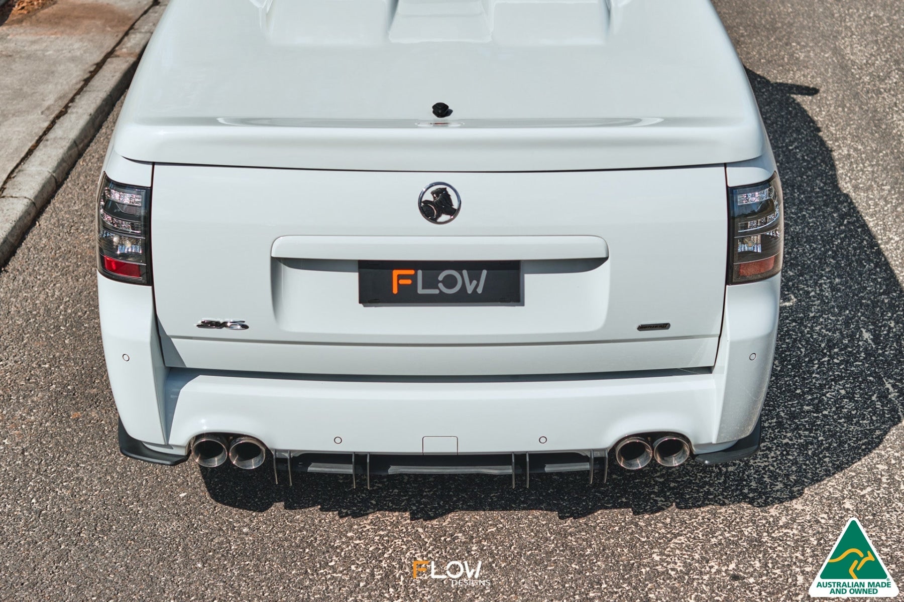 Flow Designs VF Commodore S2 Ute Flow-Lock Rear Diffuser - iilumolab