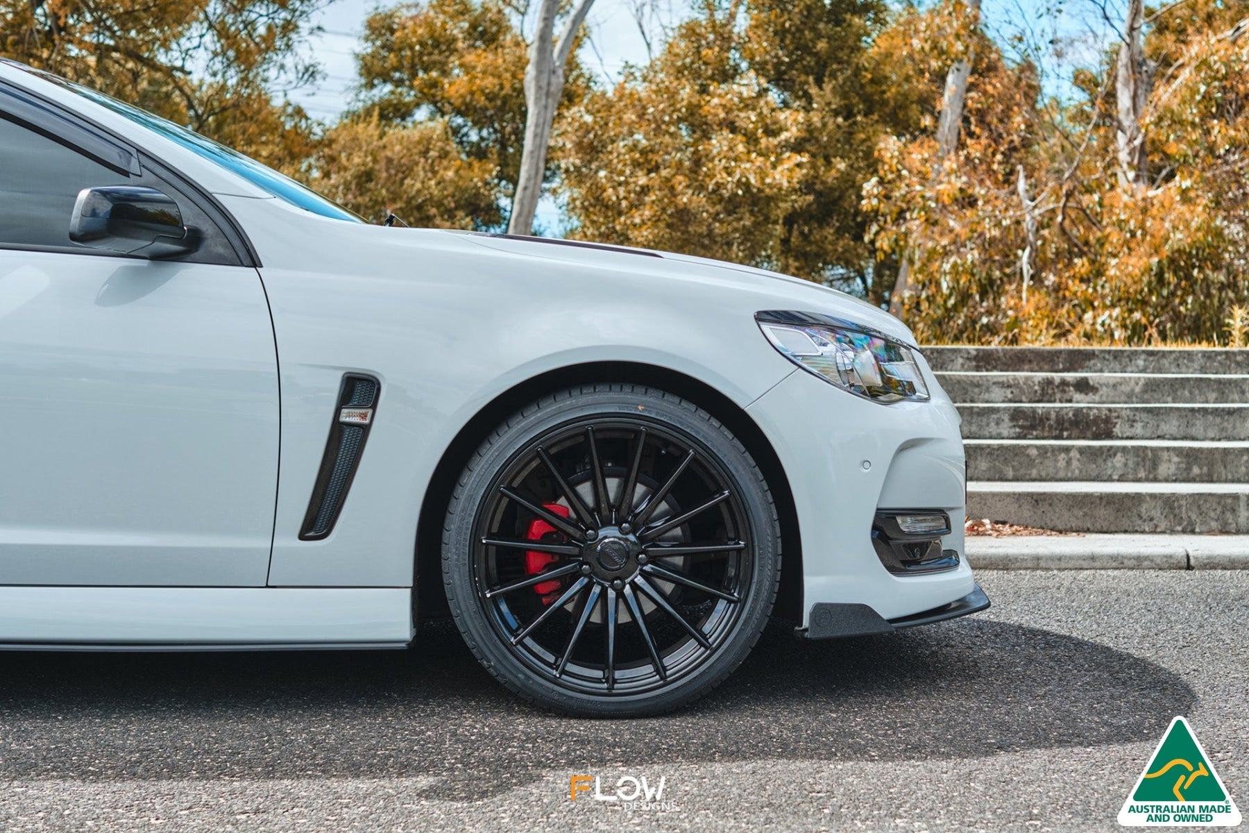 Flow Designs VF Commodore S2 Ute Front Lip Splitter - iilumolab