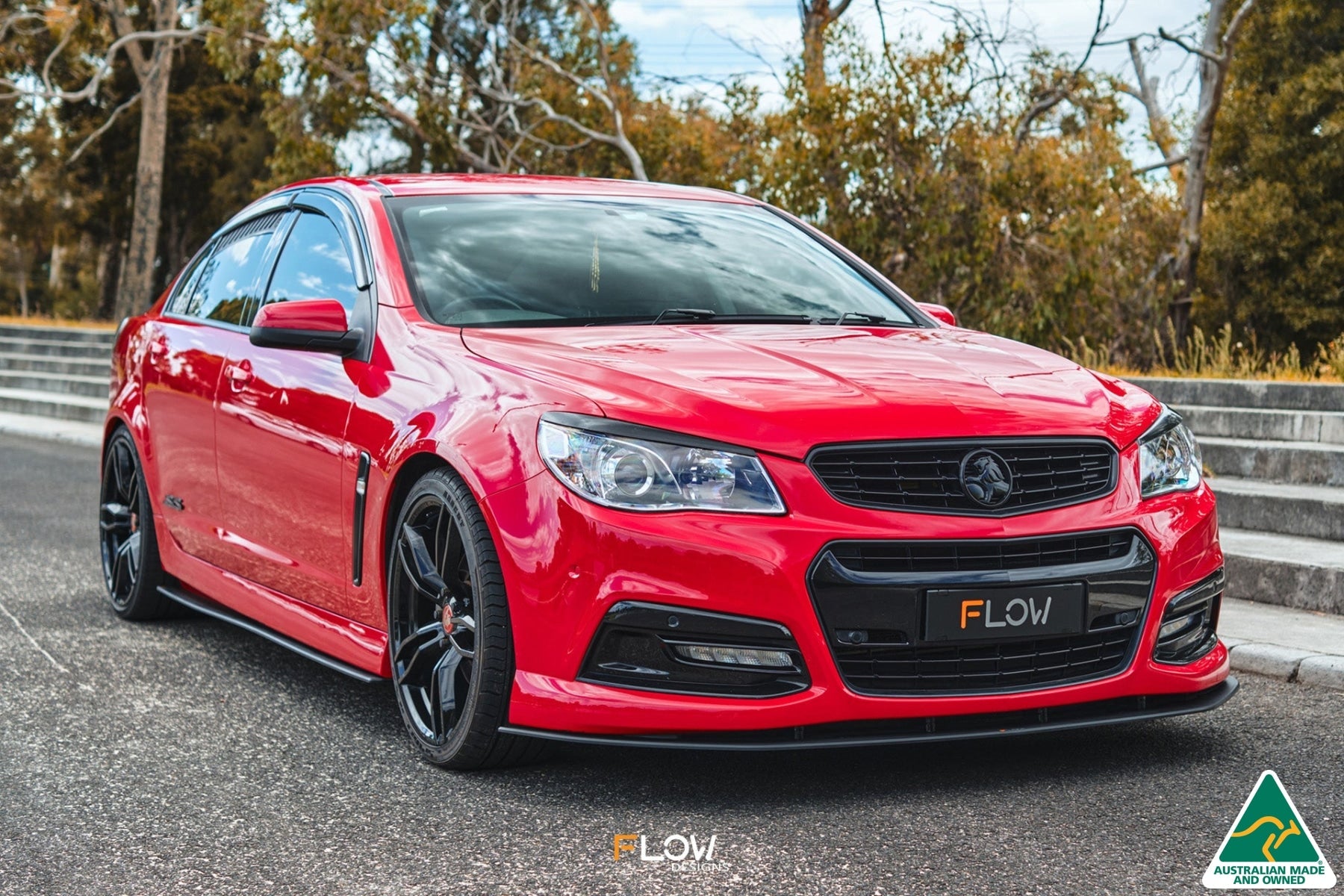Flow Designs VF Commodore S1 Sedan Side Skirt Splitters (Pair)