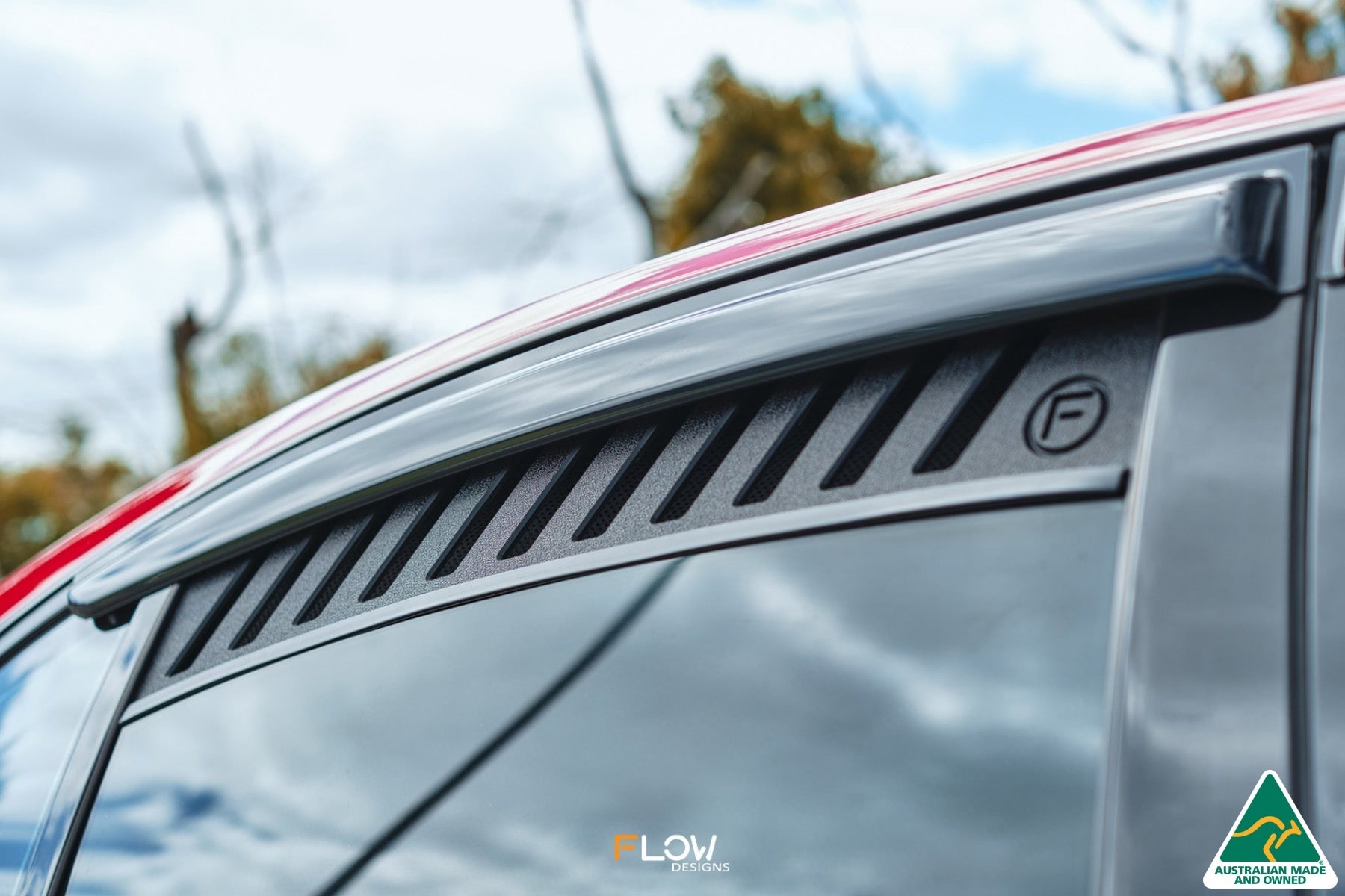Flow Designs VF Commodore Sedan Rear Window Vents (Pair)