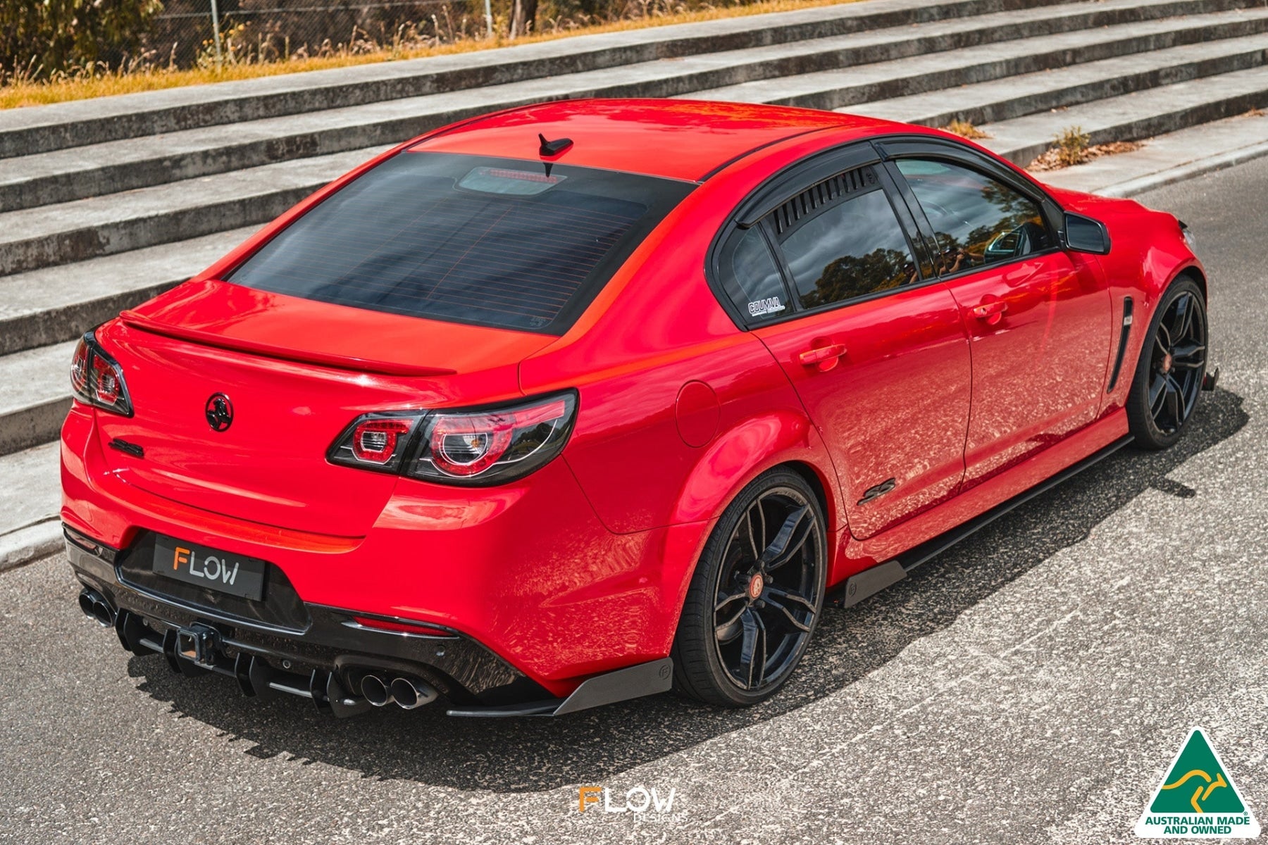 Flow Designs VF Commodore S1 Sedan Flow-Lock Rear Diffuser - iilumolab