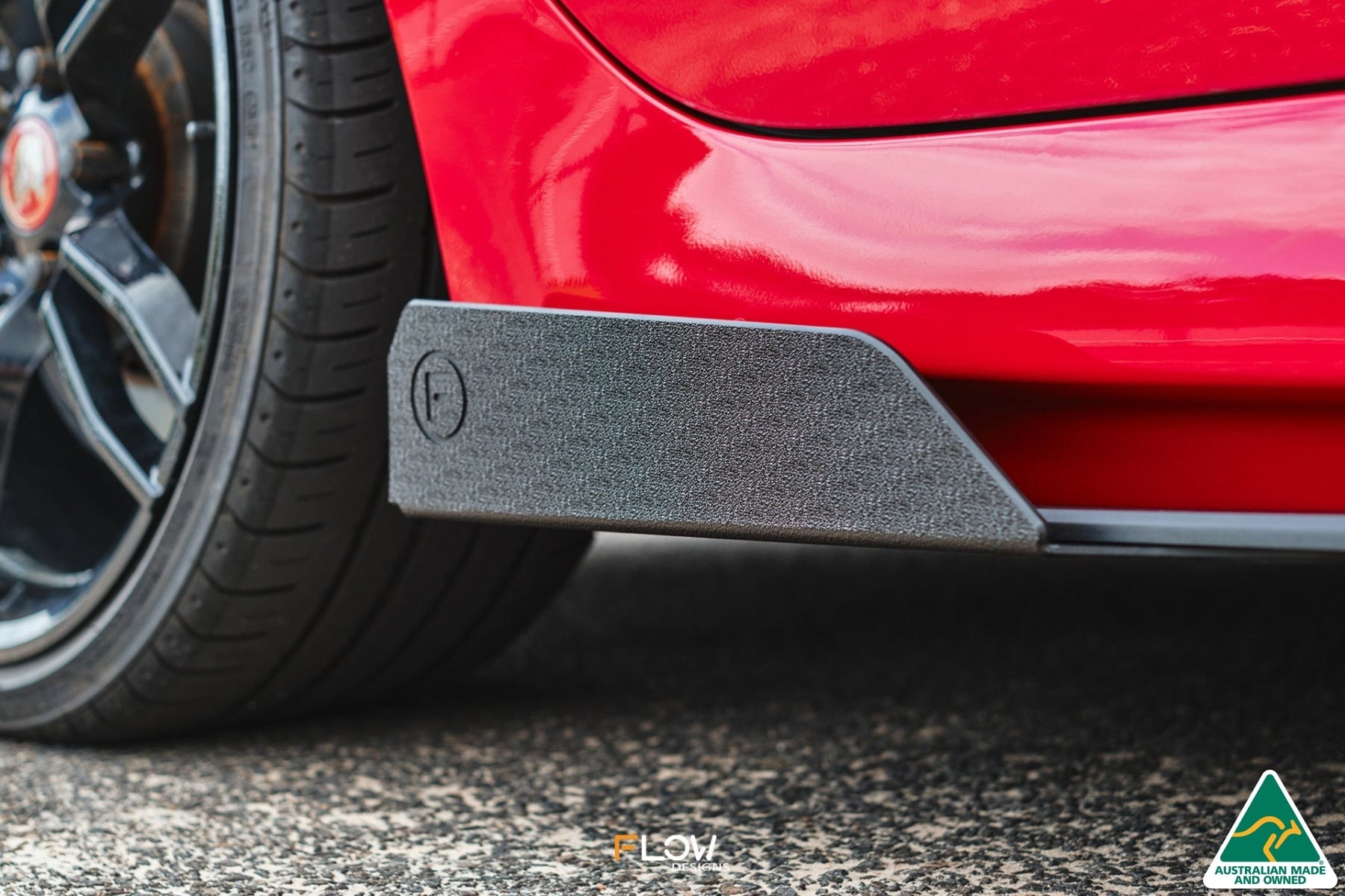 Flow Designs VF Commodore S1 Sedan Side Skirt Splitter Winglets (Pair) - iilumolab