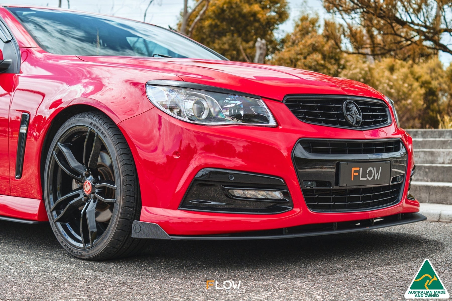 Flow Designs VF Commodore S1 Sedan Front Lip Splitter - iilumolab