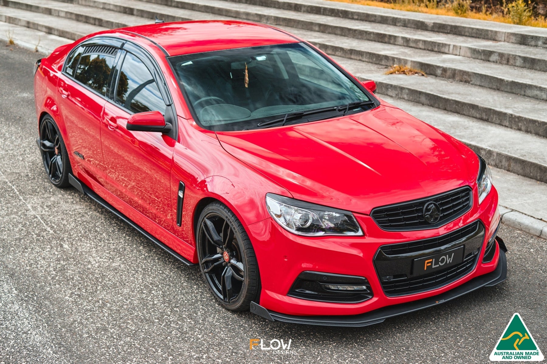 Flow Designs VF Commodore S1 Sedan Front Lip Splitter - iilumolab