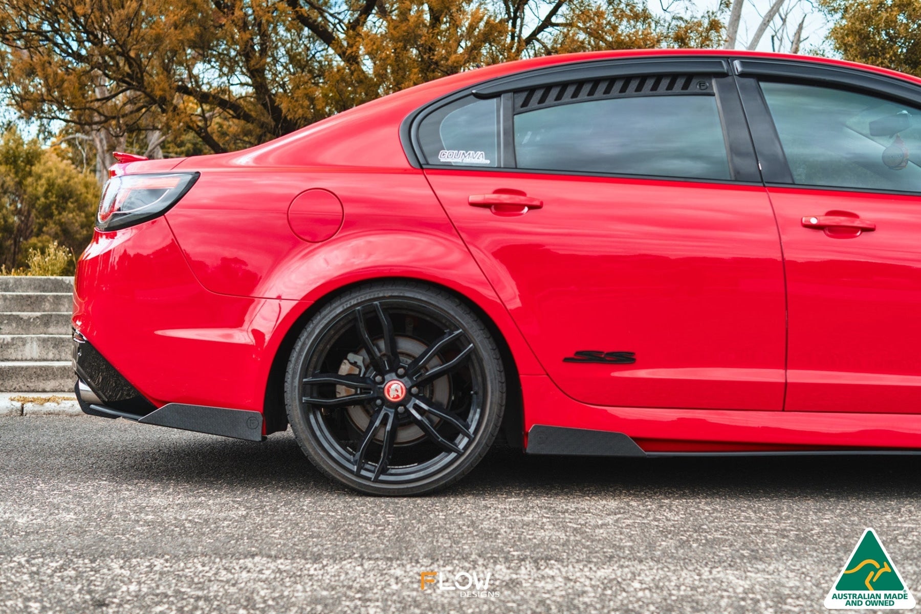 Flow Designs VF Commodore S1 Sedan Side Skirt Splitters (Pair)
