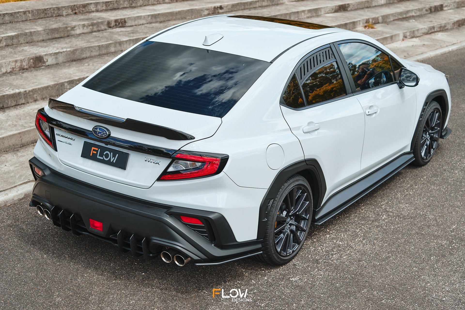 Flow Designs VB WRX Rear Window Vents (Pair)