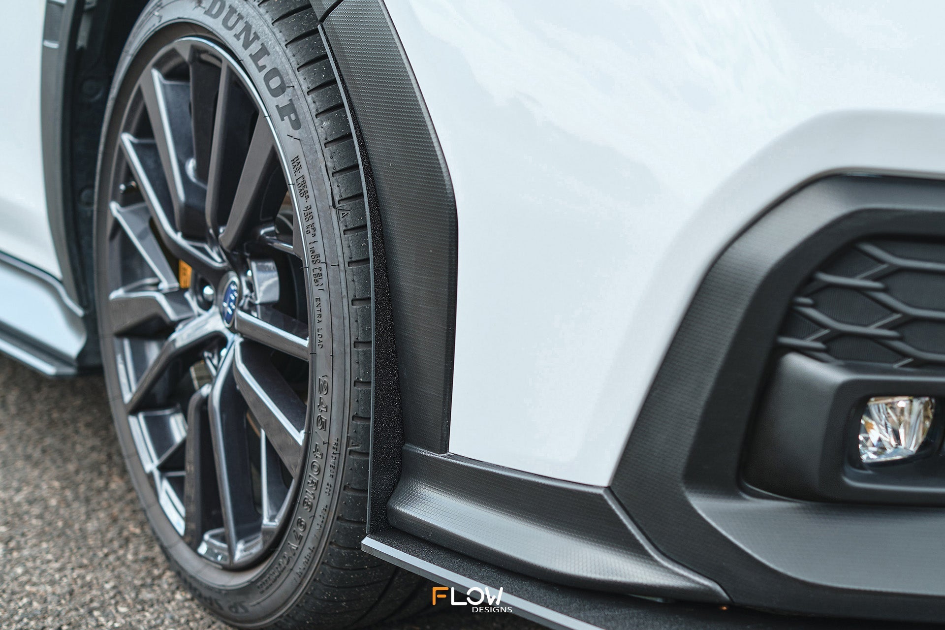 Flow Designs VB WRX Front Air Deflector - iilumolab