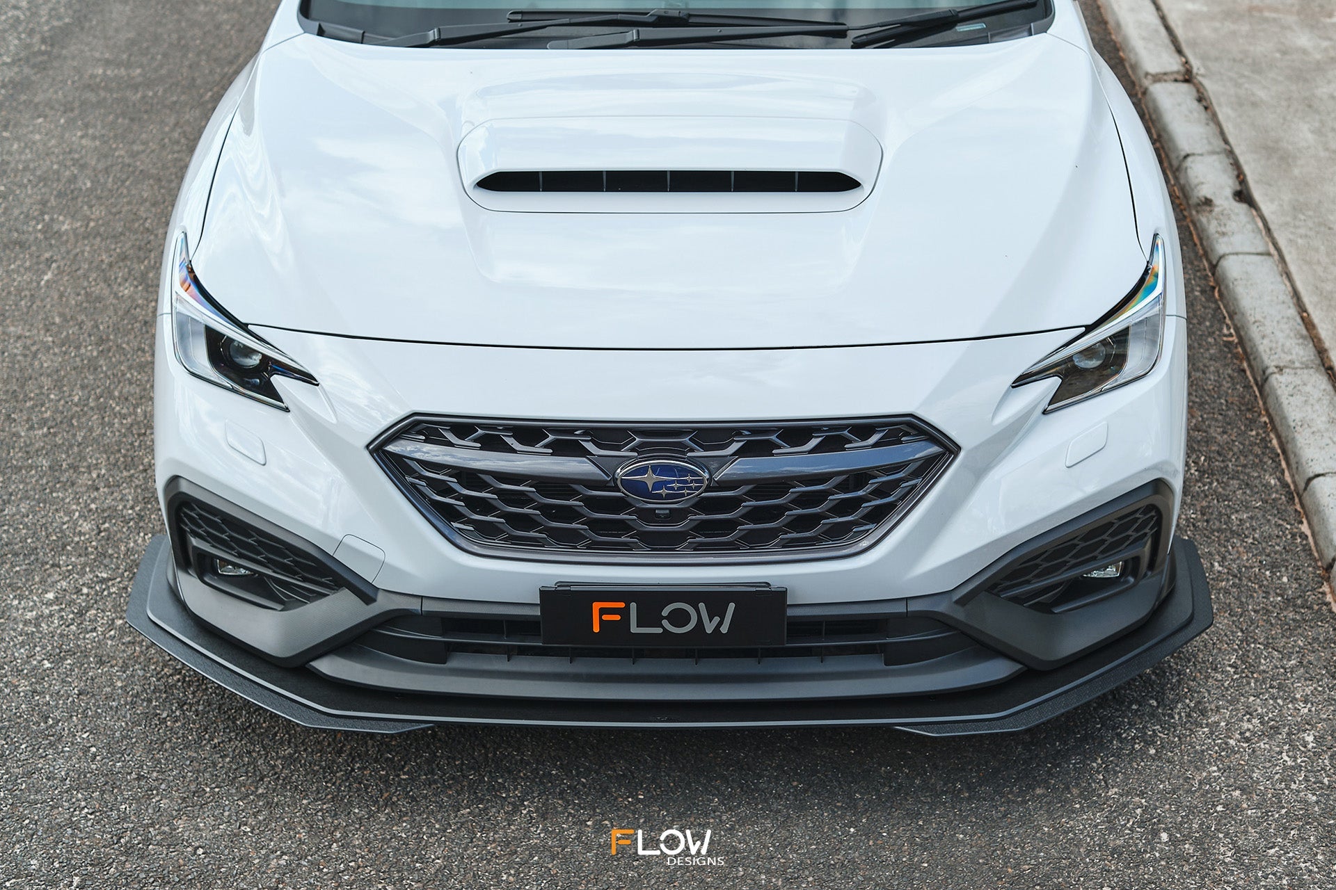 Flow Designs VB WRX Front Lip Splitter Extensions (Pair) - iilumolab