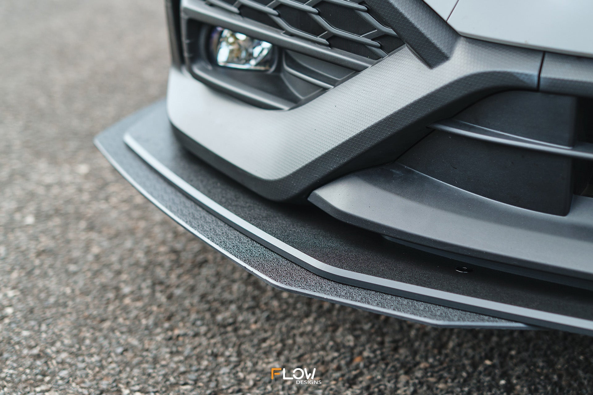 Flow Designs VB WRX Front Lip Splitter Extensions (Pair) - iilumolab