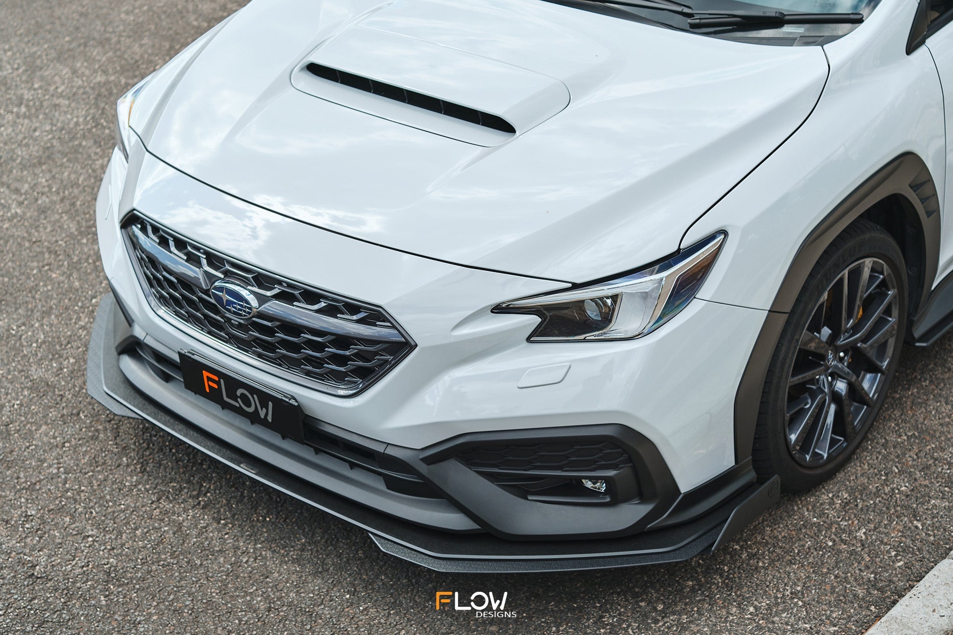 VB WRX Front Lip Splitter (TEXTURED) - iilumolab
