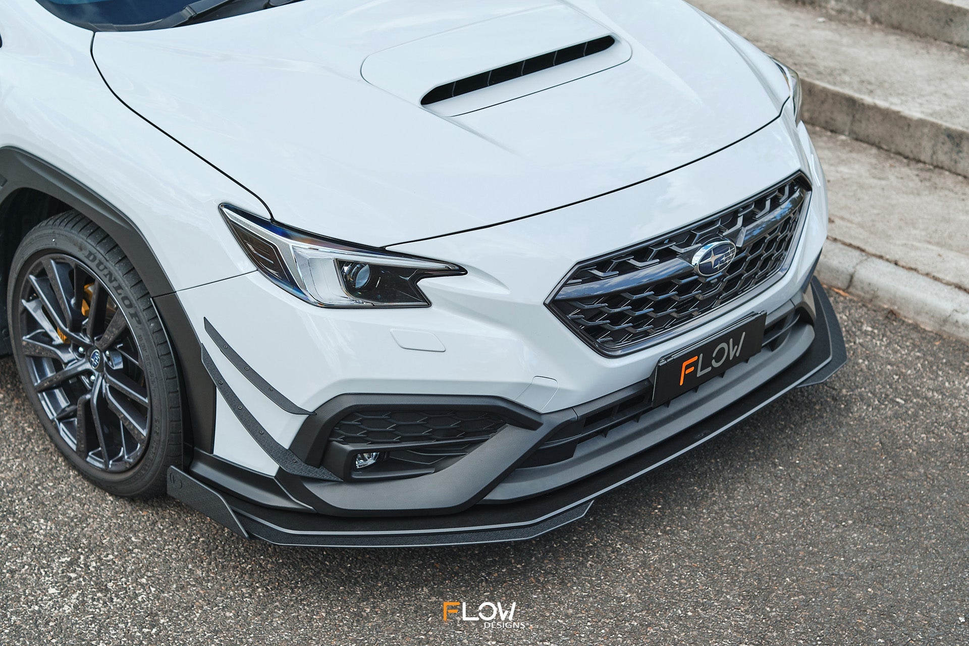Flow Designs VB WRX Front Air Deflector - iilumolab