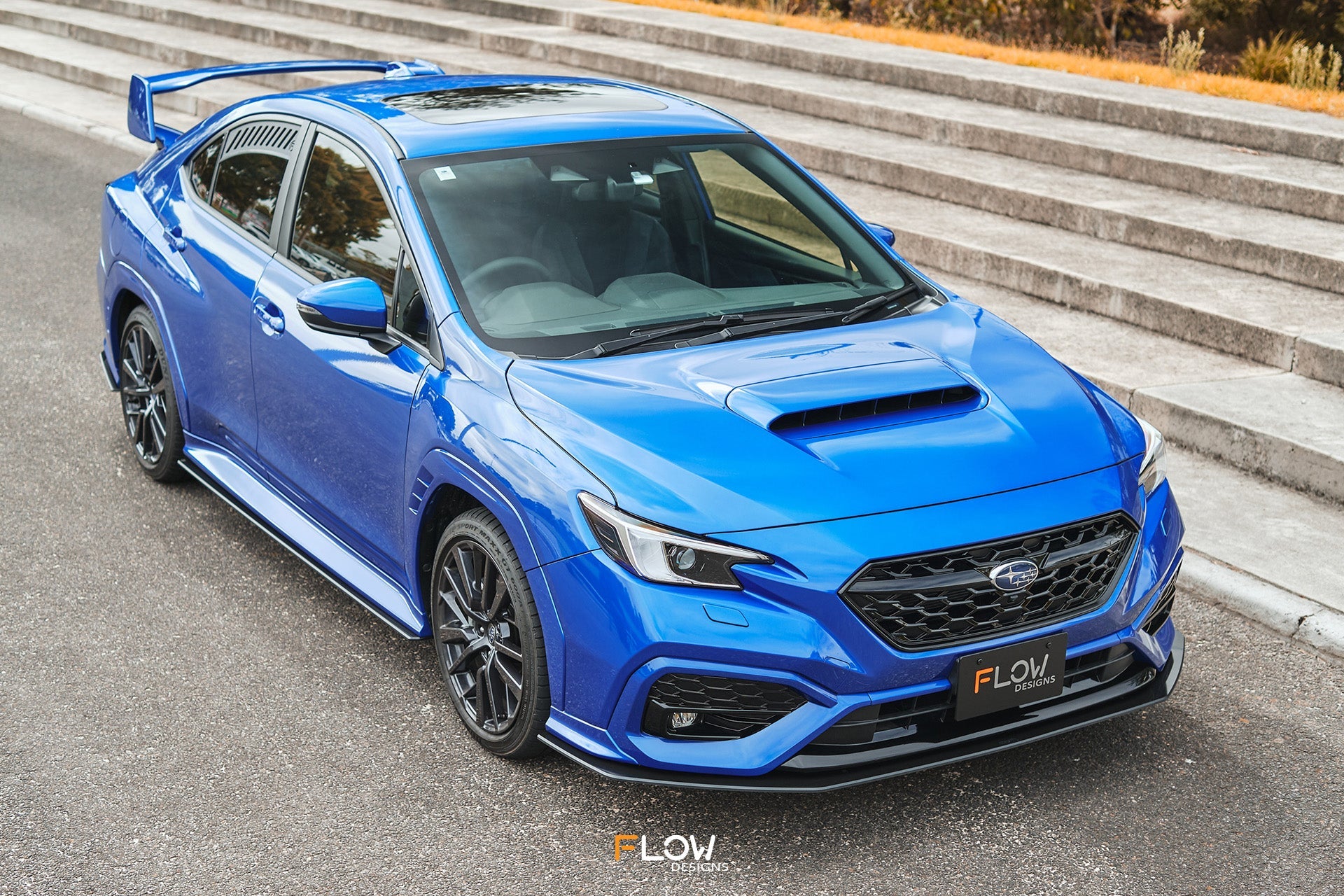 Flow Designs VB WRX Front Lip Splitter (GLOSS) - iilumolab