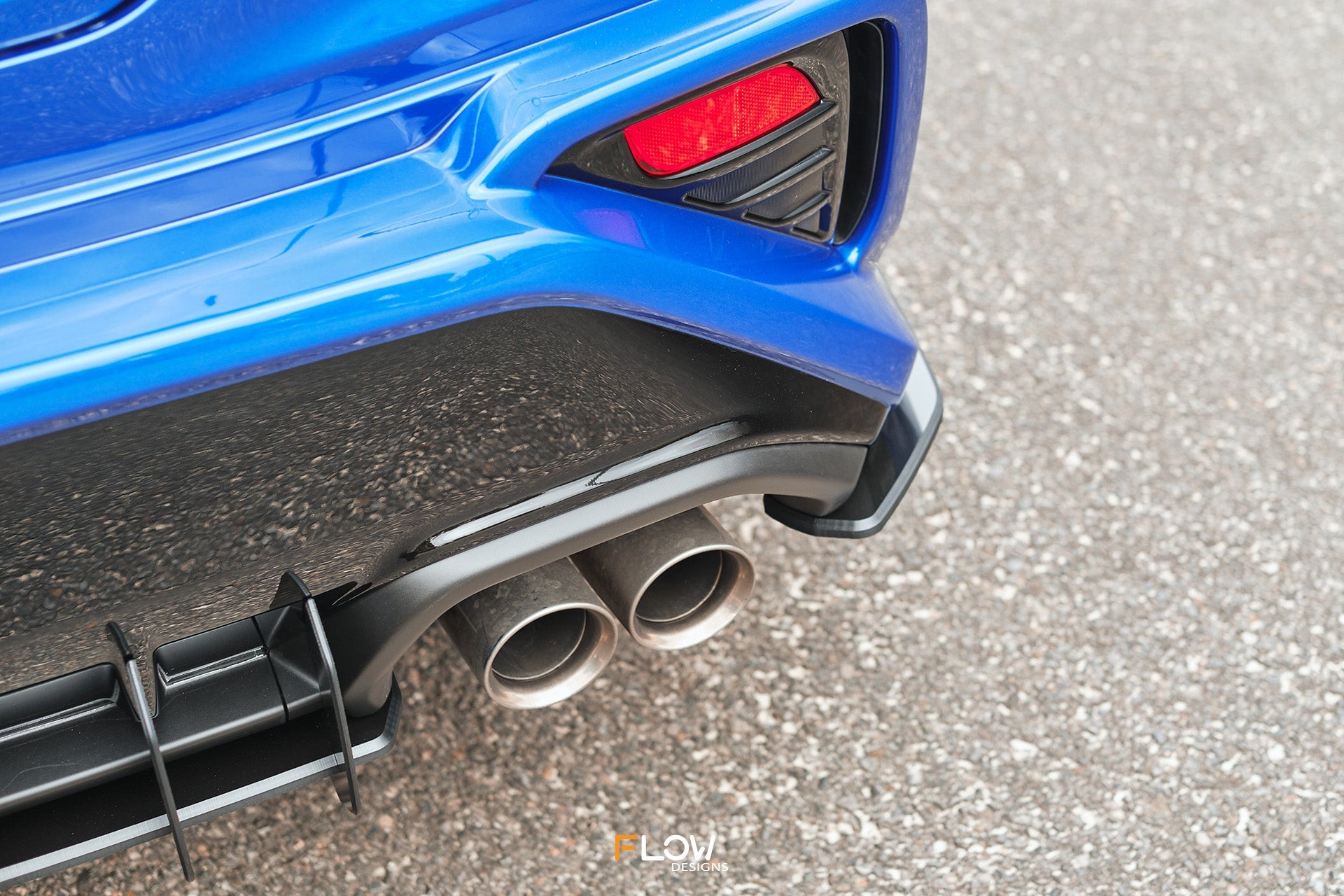 Flow Designs VB WRX Rear Spats (GLOSS; Pair) - iilumolab